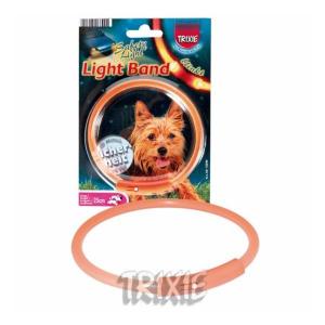 Light Band oranžový blikací obojek 58cm (XL)