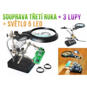 Lupa pro kutily - sada třetí ruka