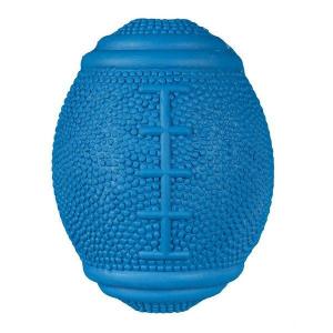 Rugby snack míč na pamlsky přírodní guma 10 cm