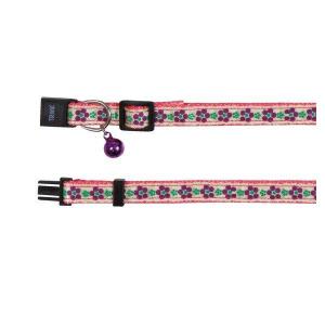 Obojek FLOWER s rolničkou pro kočku 32cm - DOPRODEJ