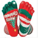 Vánoční prstové ponožky