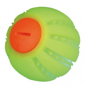 Svítící míček, s napájecím kabelem USB, žlutý, 6 cm