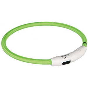 Svítící kroužek USB na krk XS-S 30 cm zelená